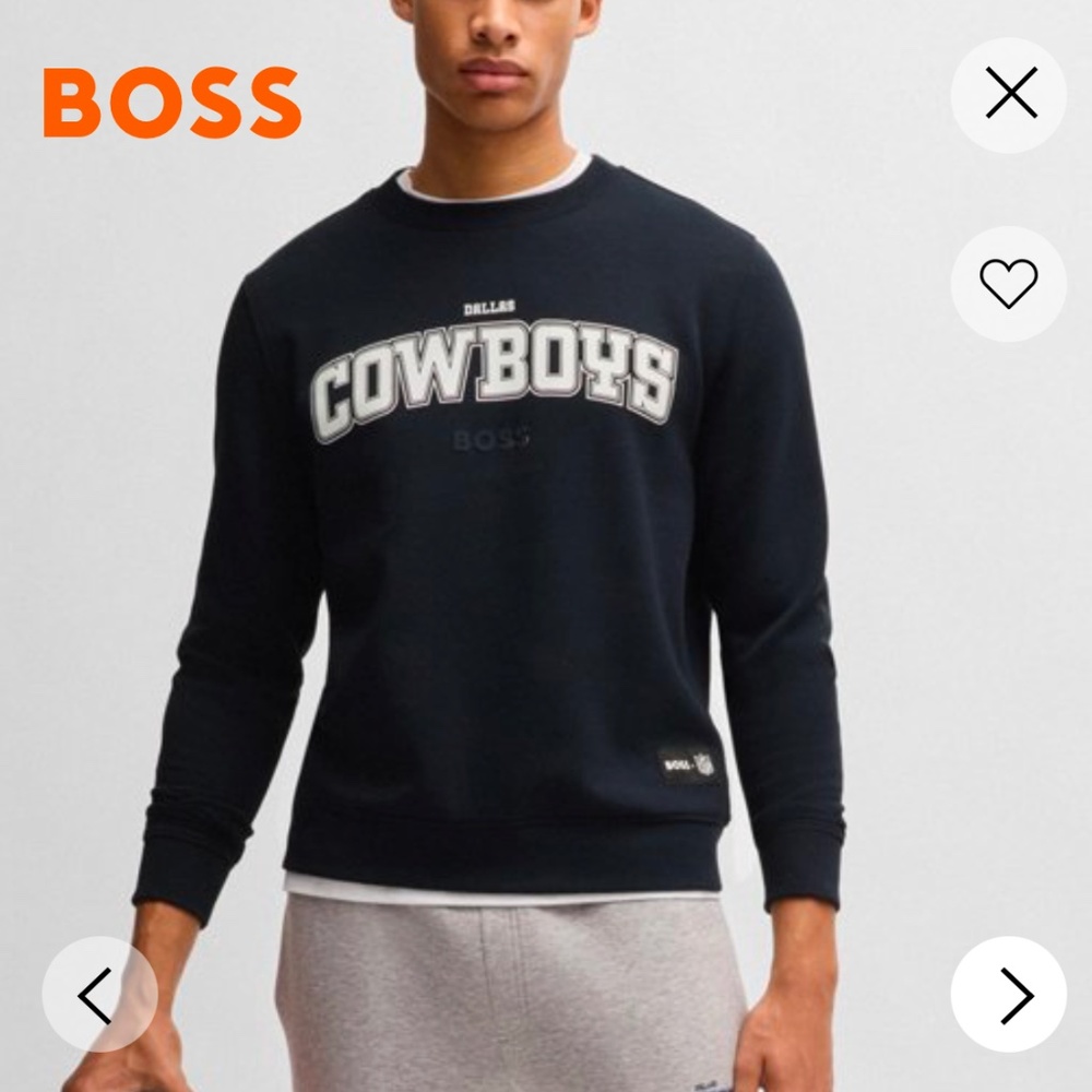 BOSS X NFL REGULAR-FIT SWEATSHIRT WITH SPECIAL BRANDING